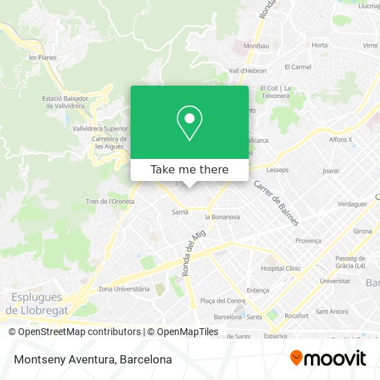 Montseny Aventura map