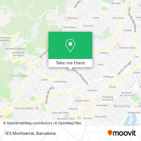 IES Montserrat map