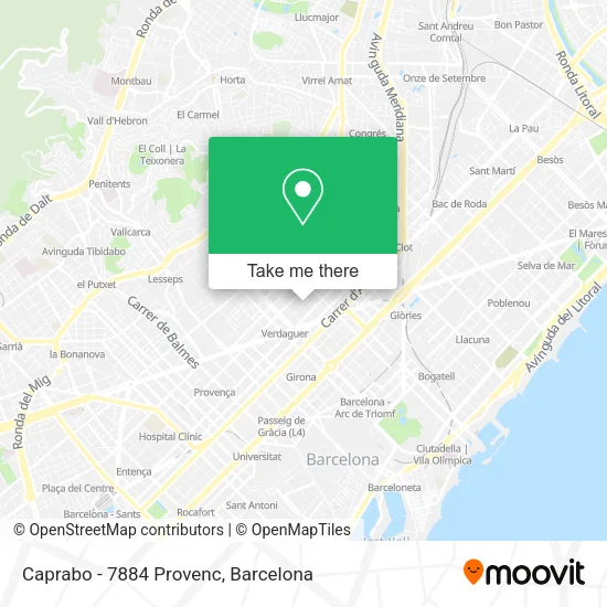 Caprabo - 7884 Provenc map
