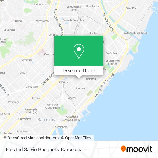 Elec.Ind.Salvio Busquets map