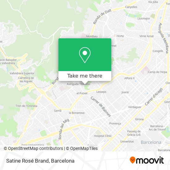 Satine Rosé Brand map