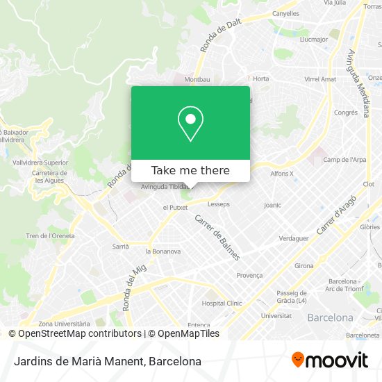 Jardins de Marià Manent map
