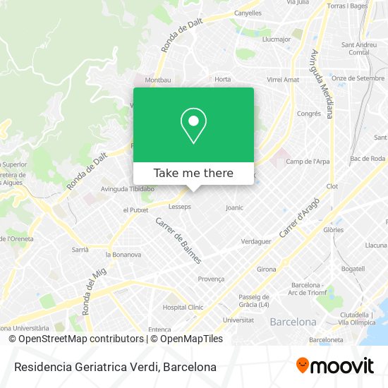 Residencia Geriatrica Verdi map