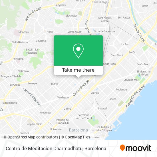 Centro de Meditación Dharmadhatu map