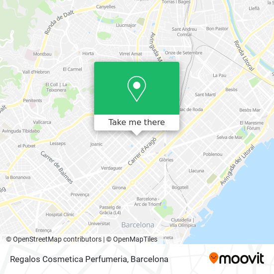 Regalos Cosmetica Perfumeria map