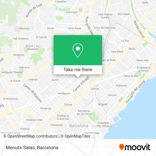 Menuts Salas map