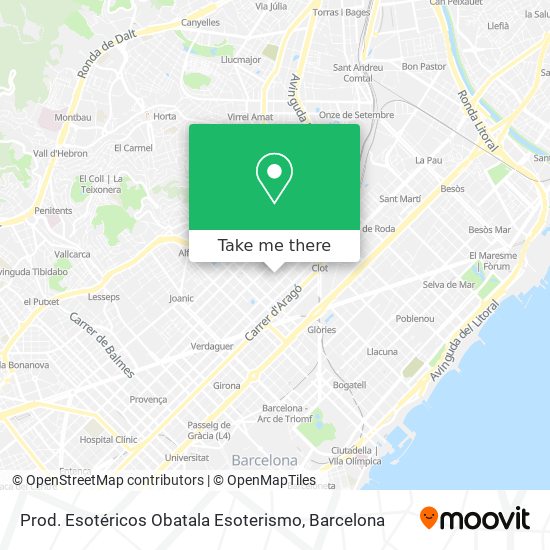 Prod. Esotéricos Obatala Esoterismo map