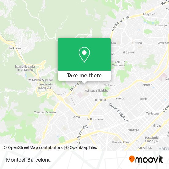Montcel map