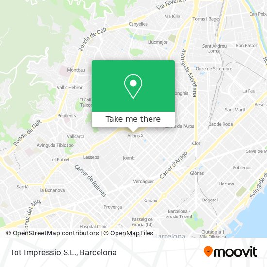 Tot Impressio S.L. map