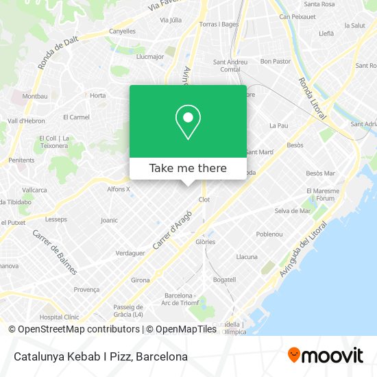 Catalunya Kebab I Pizz map