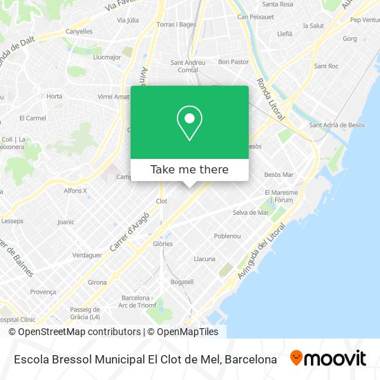 Escola Bressol Municipal El Clot de Mel map