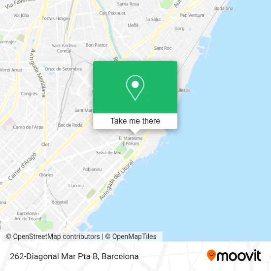 262-Diagonal Mar Pta B map