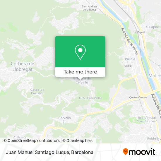 Juan Manuel Santiago Luque map