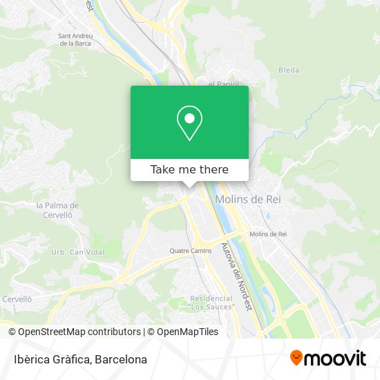 Ibèrica Gràfica map