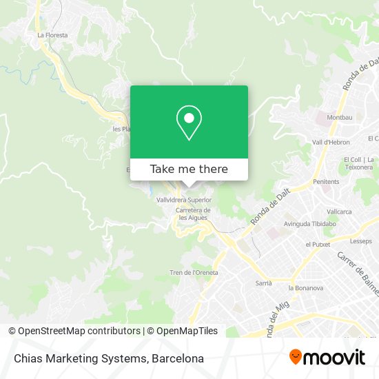 mapa Chias Marketing Systems