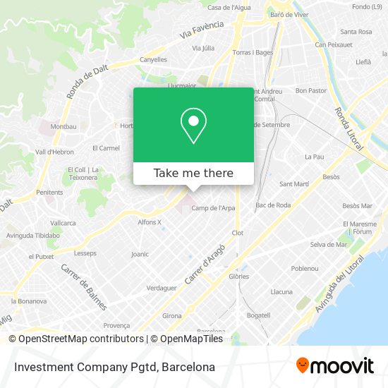 Investment Company Pgtd map