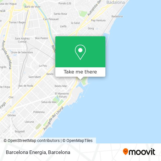 Barcelona Energia map