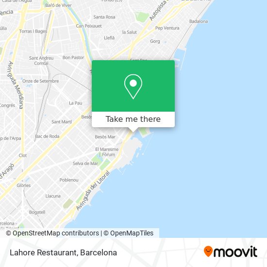 Lahore Restaurant map