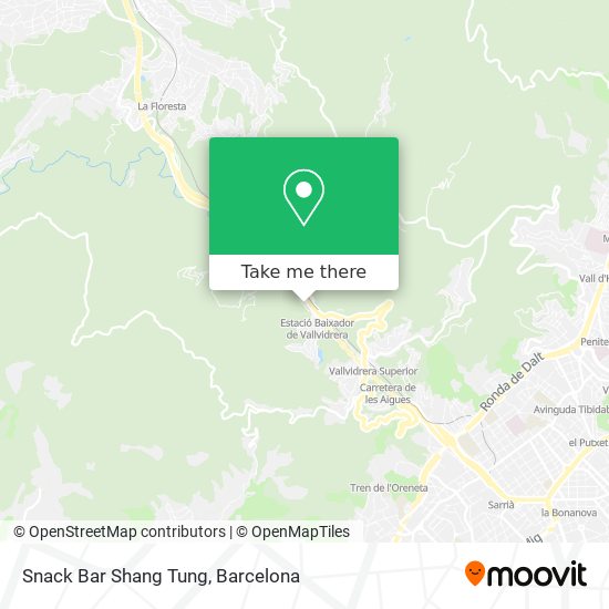 Snack Bar Shang Tung map