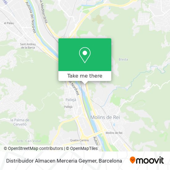 Distribuidor Almacen Merceria Geymer map