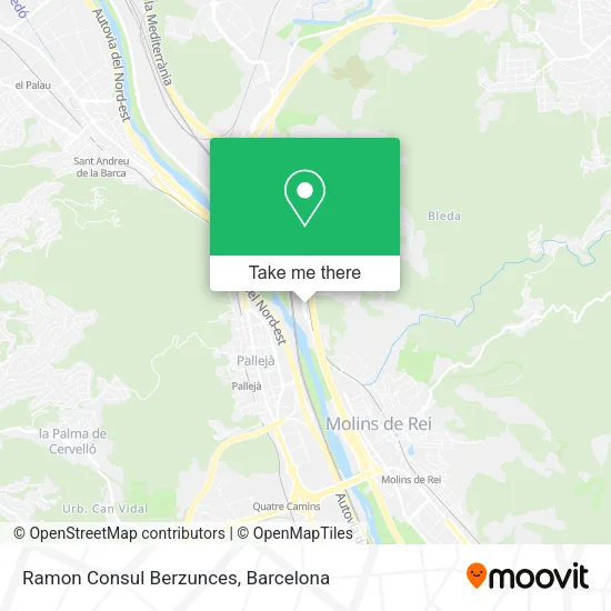 Ramon Consul Berzunces map