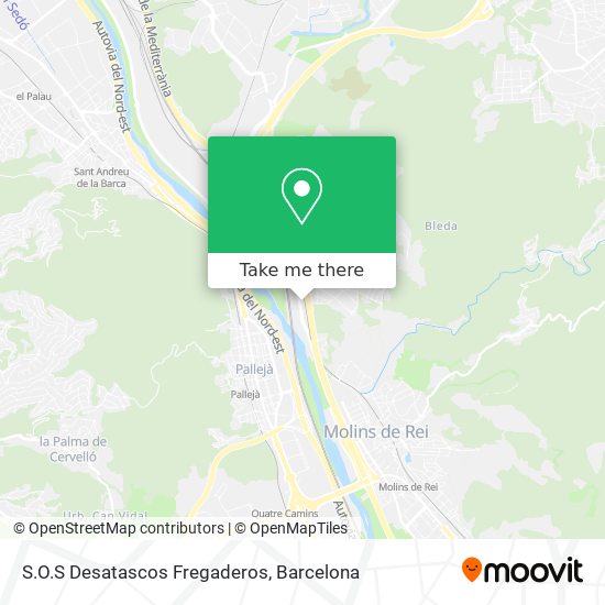 S.O.S Desatascos Fregaderos map