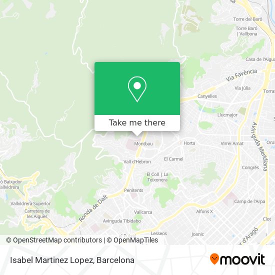 Isabel Martinez Lopez map