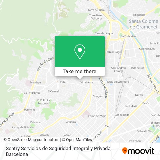 Sentry Servicios de Seguridad Integral y Privada map