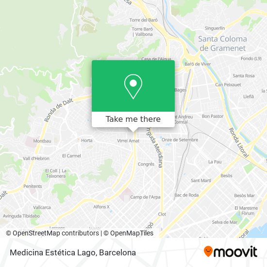 Medicina Estética Lago map