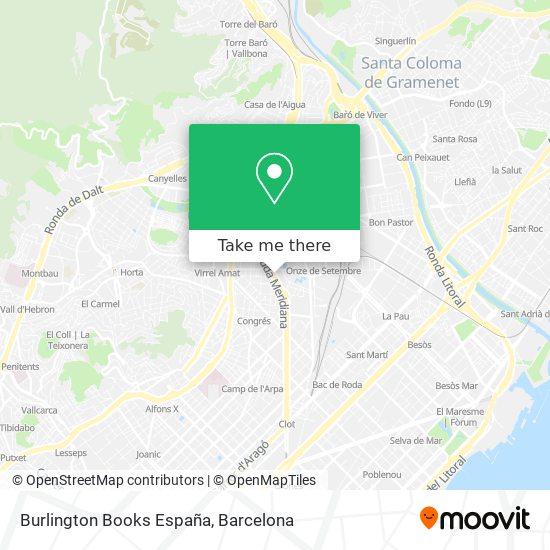Burlington Books España map