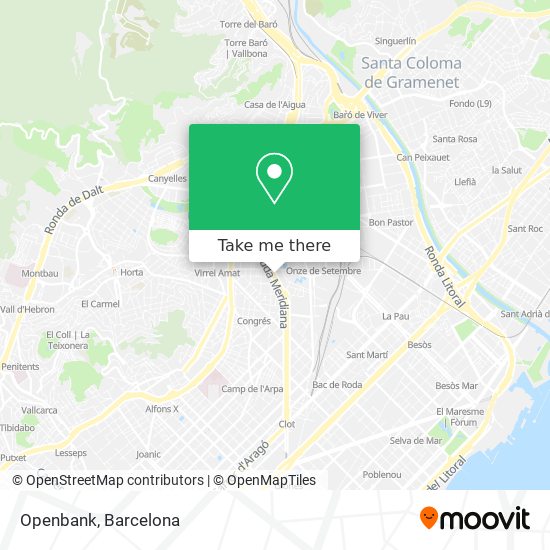 Openbank map