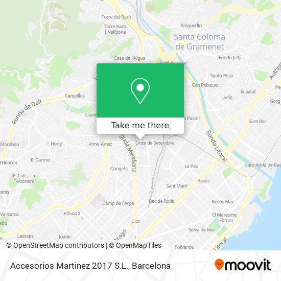 Accesorios Martinez 2017 S.L. map