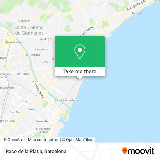 Raco de la Platja map