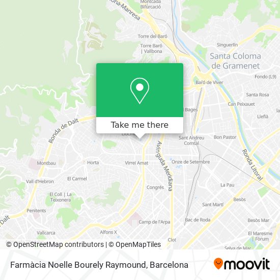 Farmàcia Noelle Bourely Raymound map