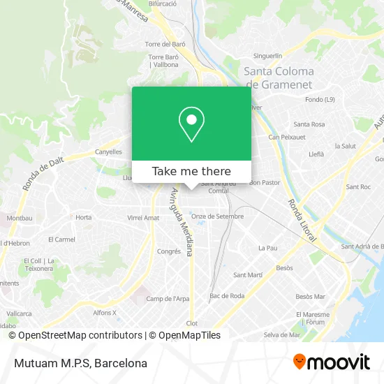 Mutuam M.P.S map