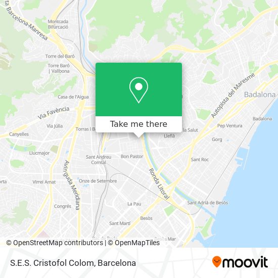 S.E.S. Cristofol Colom map