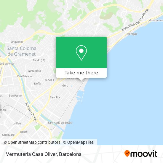Vermuteria Casa Oliver map