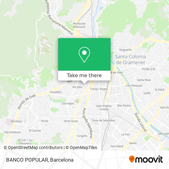 mapa BANCO POPULAR