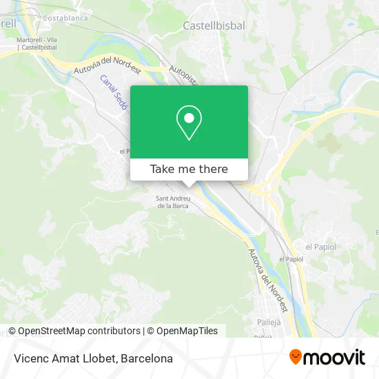 Vicenc Amat Llobet map