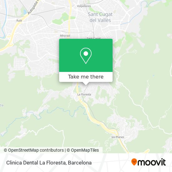 Clinica Dental La Floresta map