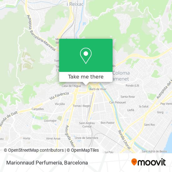 Marionnaud Perfumería map