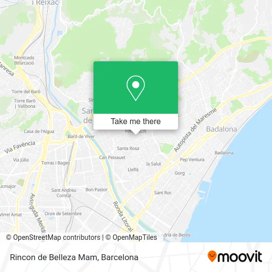 Rincon de Belleza Mam map