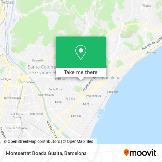 Montserrat Boada Guaita map