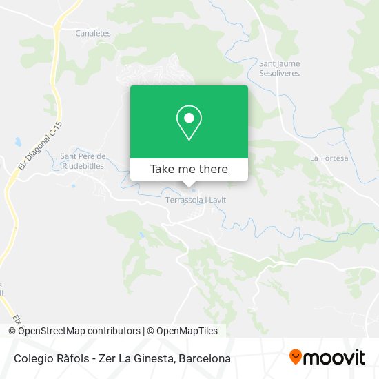 Colegio Ràfols - Zer La Ginesta map