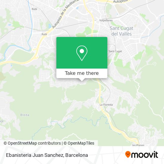 Ebanisteria Juan Sanchez map