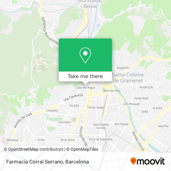 Farmacia Corral Serrano map