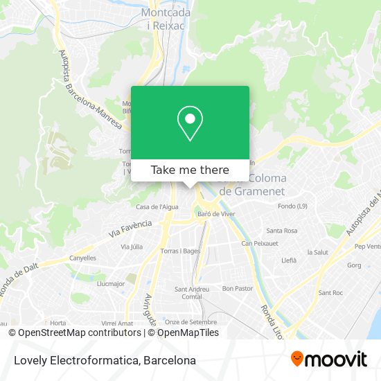 Lovely Electroformatica map