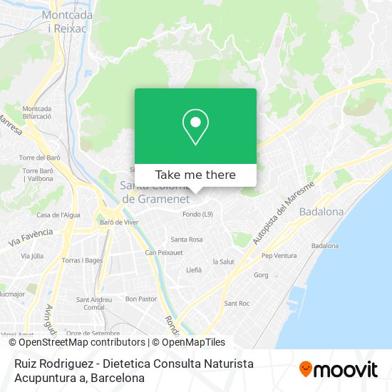 Ruiz Rodriguez - Dietetica Consulta Naturista Acupuntura a map