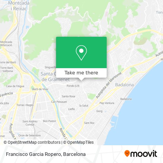 Francisco Garcia Ropero map