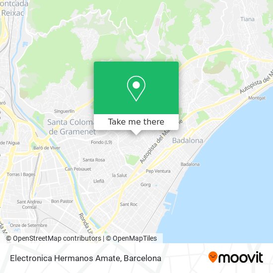 Electronica Hermanos Amate map